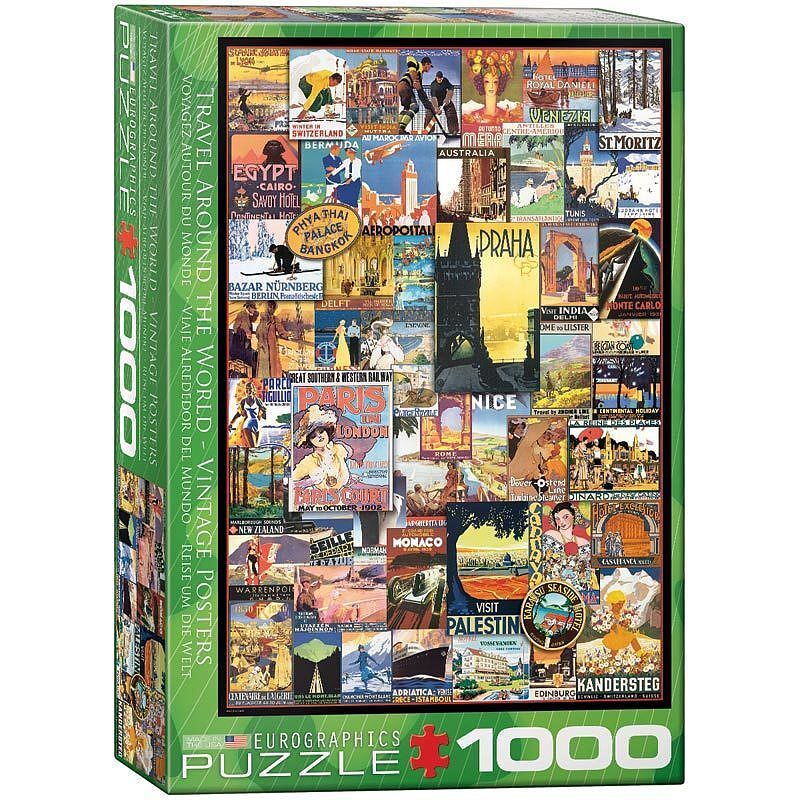 Puzzle 1000 podróż do okoła świata 6000-0755
