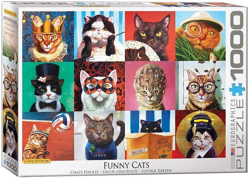 Puzzle 1000 zabawne koty 6000-5522