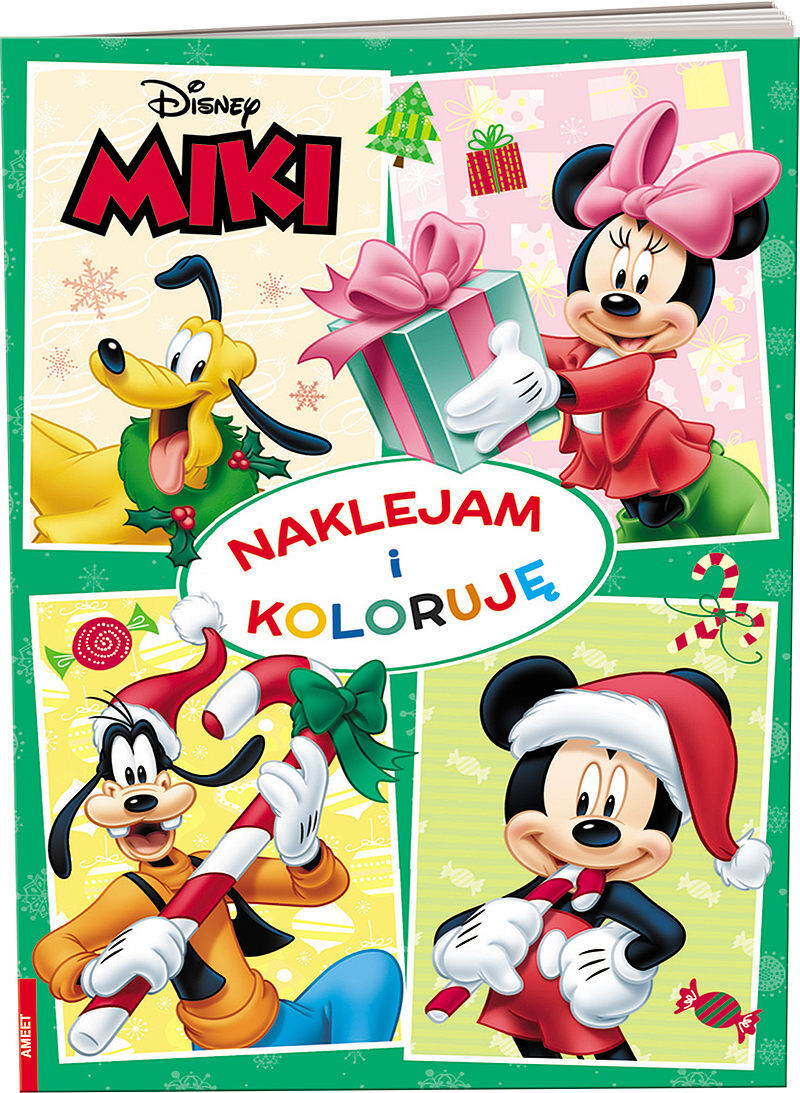 Miki naklejam i koloruję nak-9109