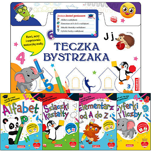 Teczka bystrzaka. Zestaw zostań geniuszem