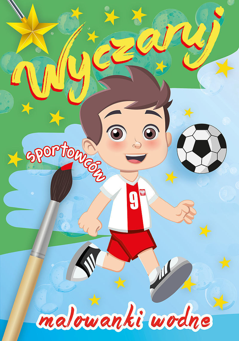 Wyczaruj sportowców malowanki wodne