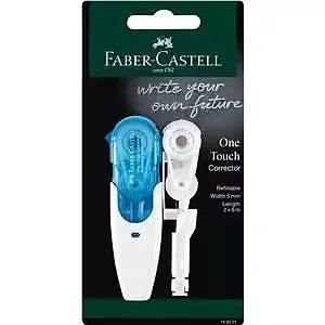 Korektor faber-castell w taśmie one touch+wkład zapasowy blister
