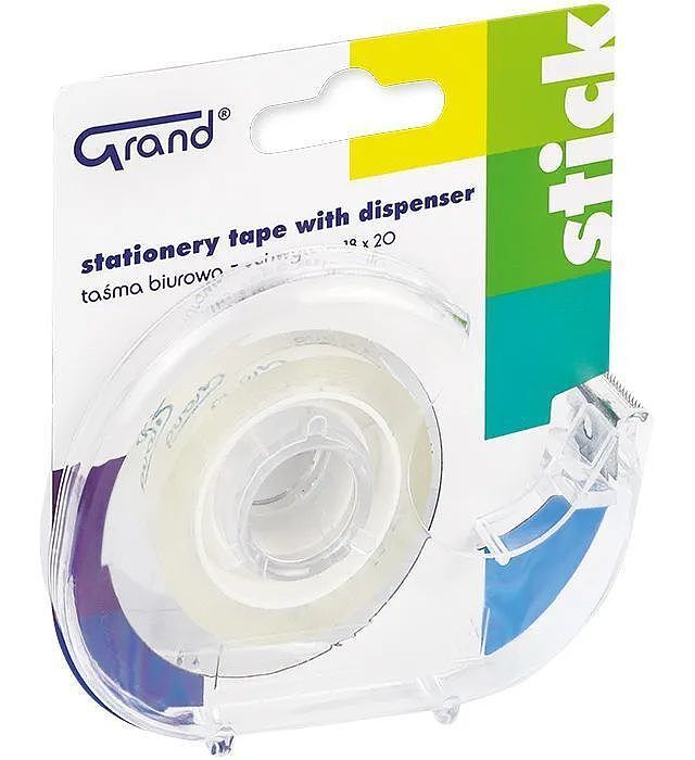 Taśma biurowa grand 18x20 z dispenserem