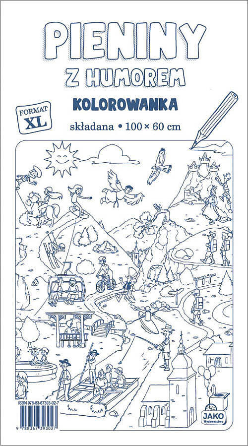 Pieniny z humorem Kolorowanka XL 2 sztuki