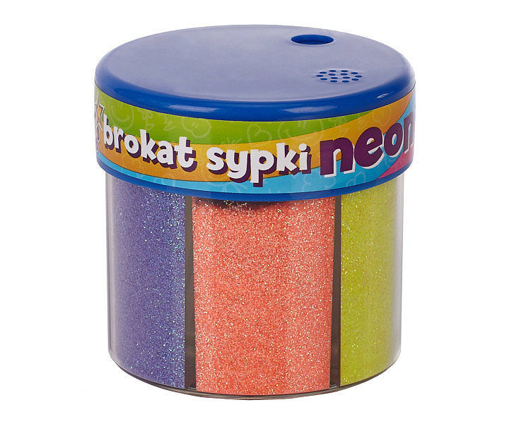 Brokat 50g x 6 kolorów neonowych