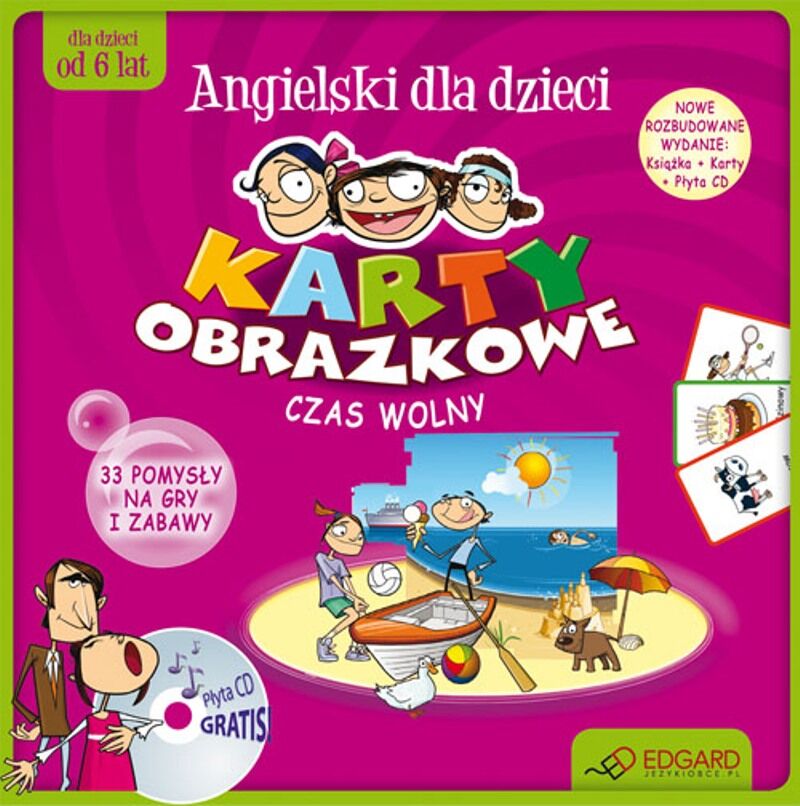 Angielski Karty - Czas wolny NOWA EDYCJA