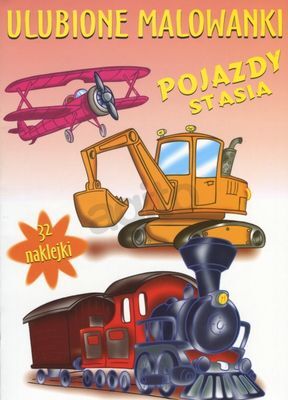 Pojazdy stasia ulubione malowanki