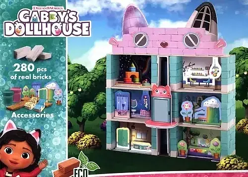 Brick Trick Gabby's Dollhouse