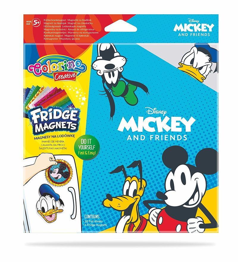Magnes na lodówką mix 6 wzorów mickey