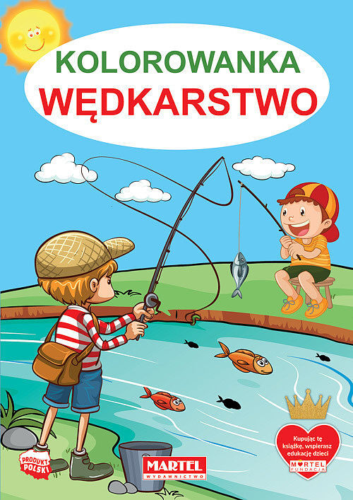 Wędkarstwo. Kolorowanka
