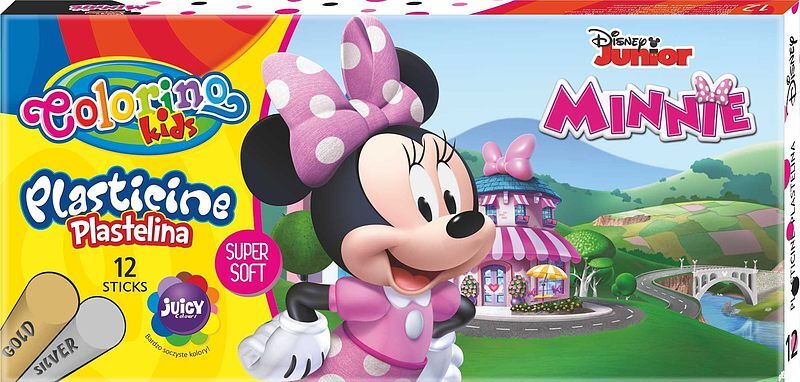 Plastelina colorino kids 12 kolorów minnie