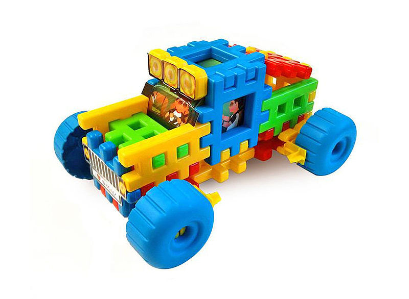 Klocki konstrukcyjne waffle 39 auto terenowe