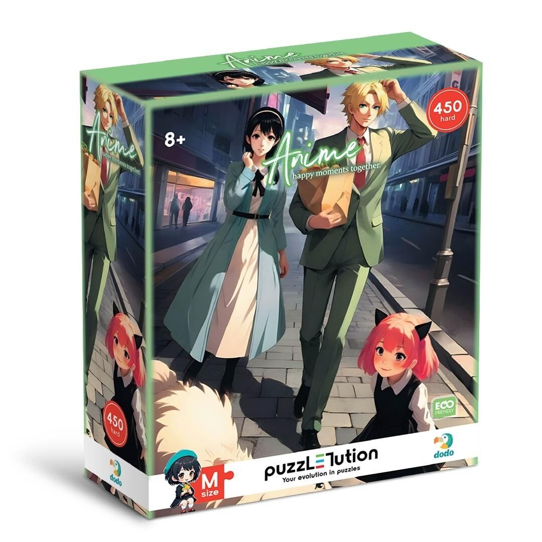Puzzle Hard-M 450 Anime. Wspólne szczę¶liwe