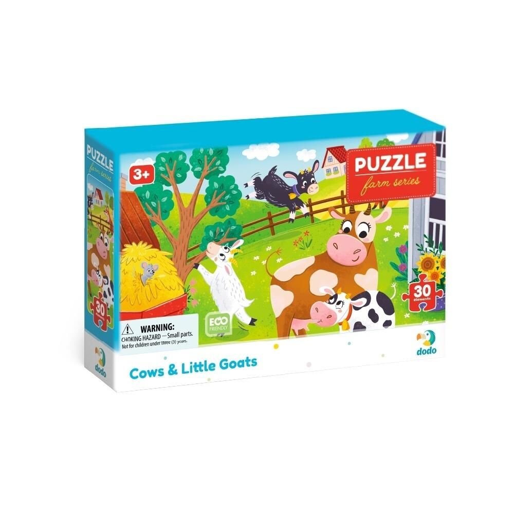 Puzzle Krowy i kozy 30el