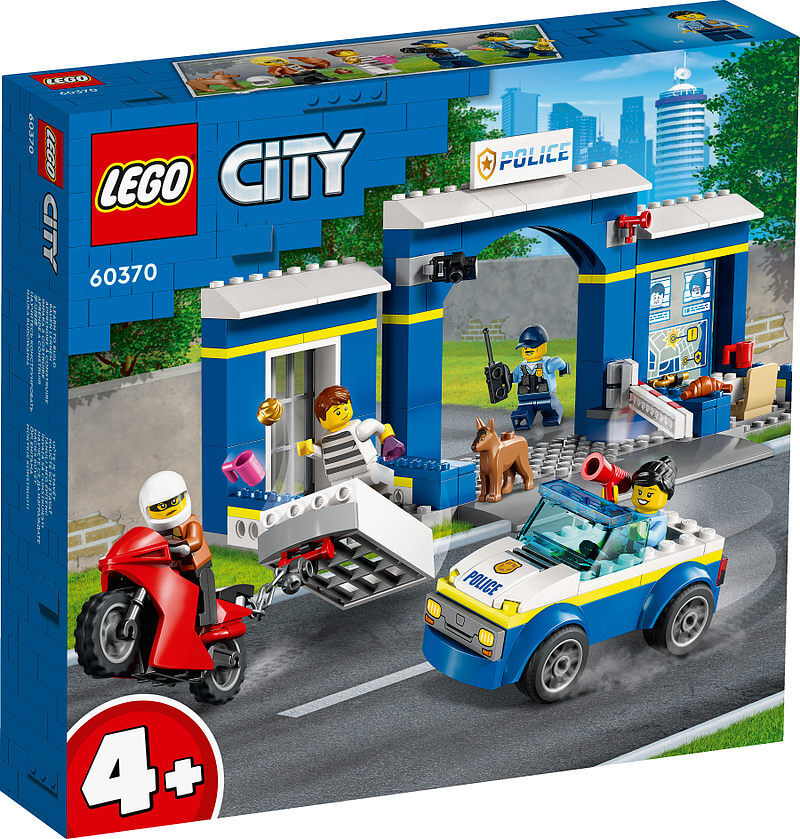Lego city posterunek policji pościg 60370