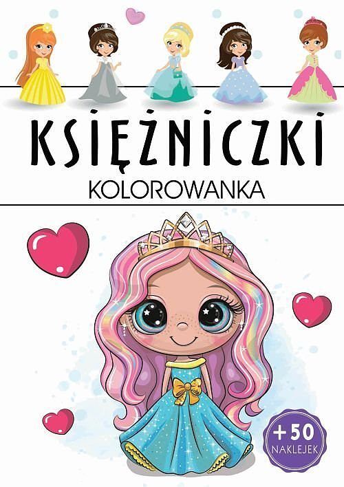 Księżniczki - kolorowanka