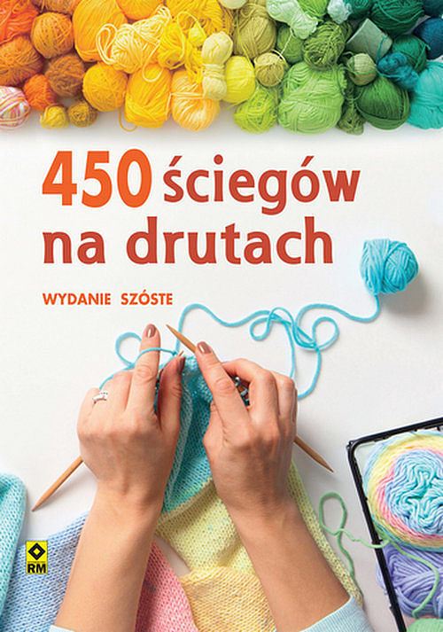 450 ściegów na drutach.