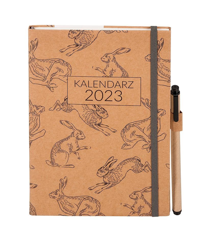 Kalendarz 2023 kraft leśny zając