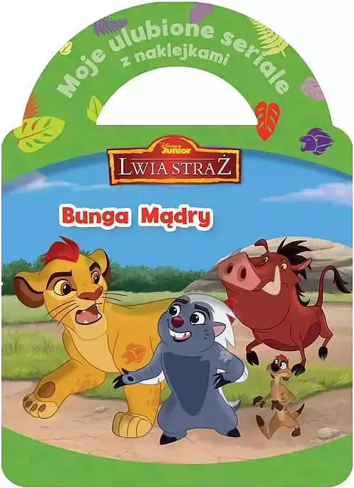 Moje ulubione seriale z naklejkami. Bunga Mądry. Disney Junior Lwia Straż
