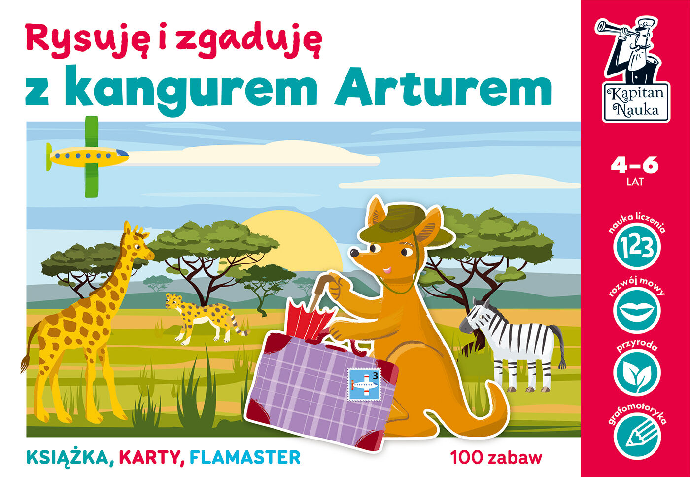 Rysuję i zgaduję z kangurem Arturem. Kapitan Nauka