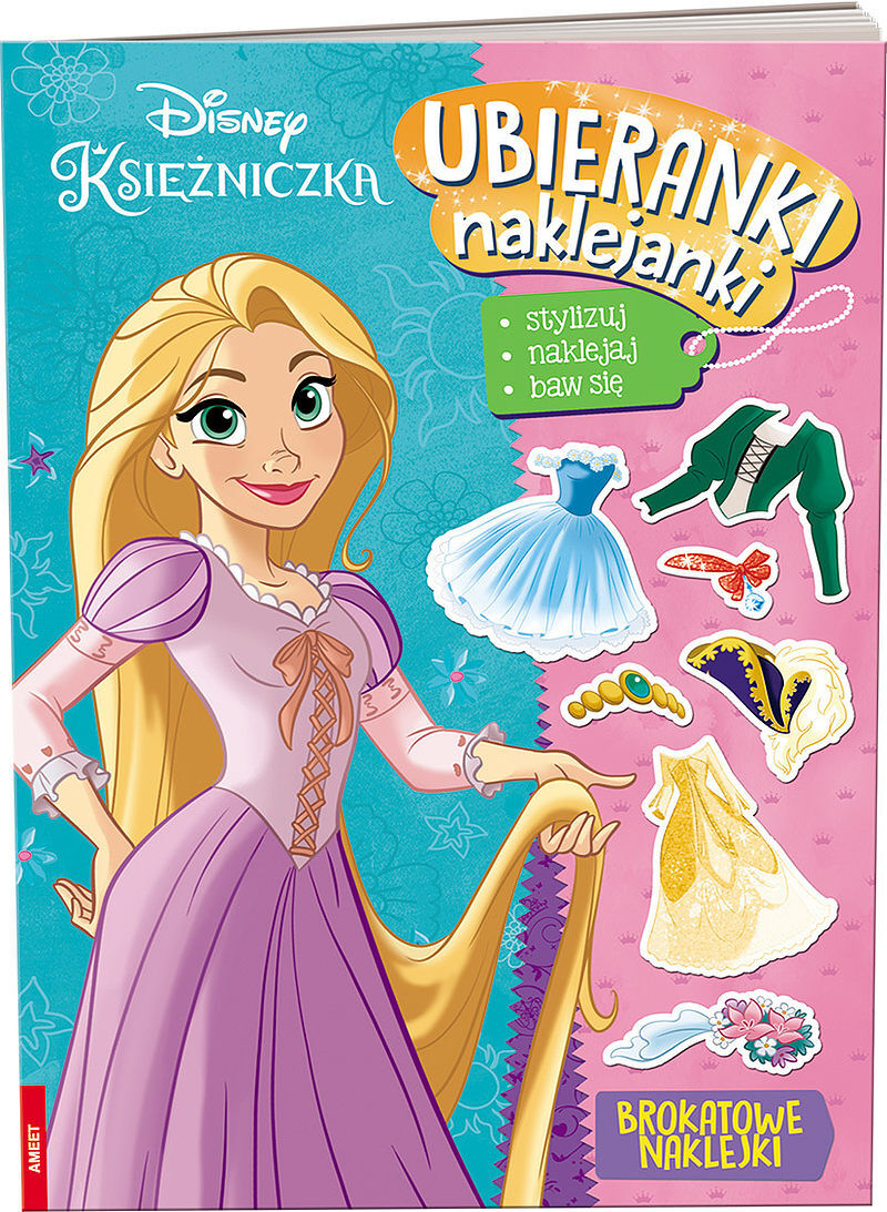 Księżniczka ubieranki, naklejanki sdu-9108