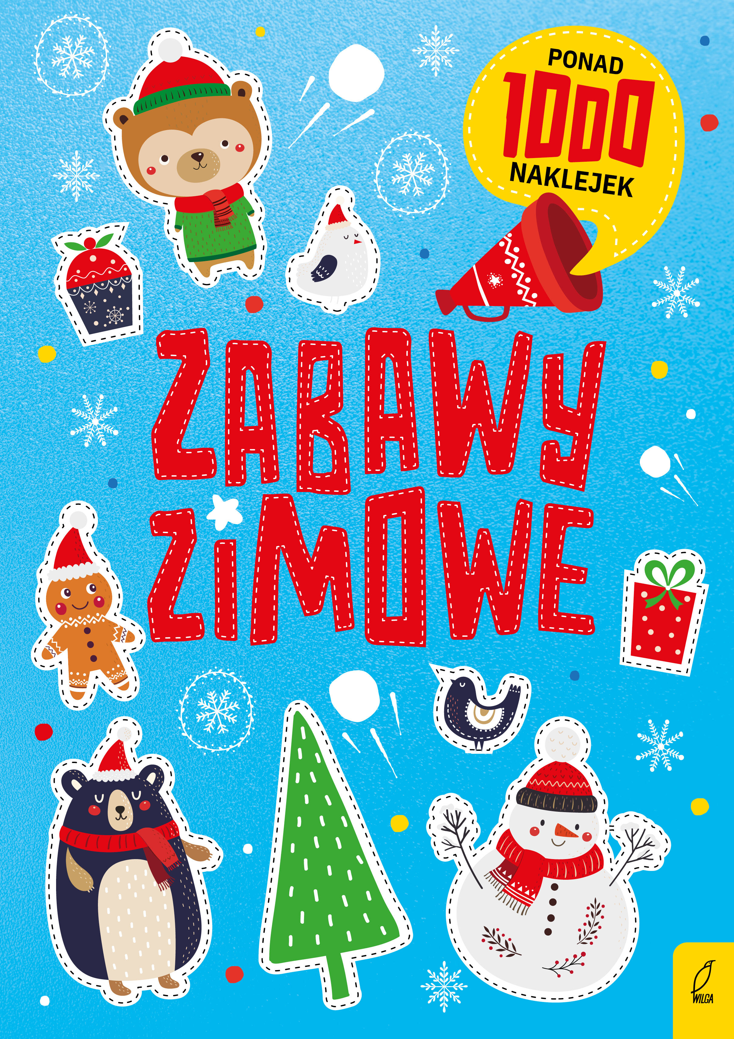 Zabawy zimowe. Ponad 1000 naklejek