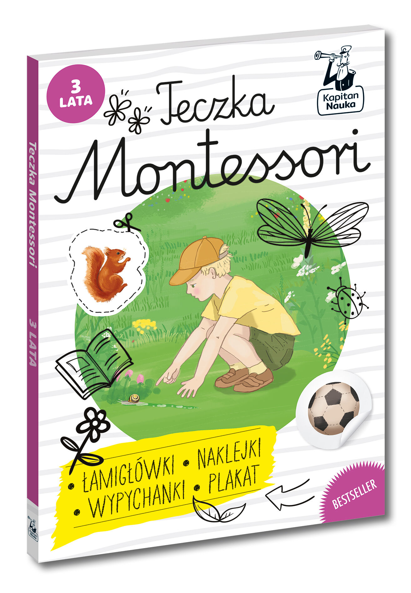 Teczka Montessori. 3 lata. Kapitan Nauka