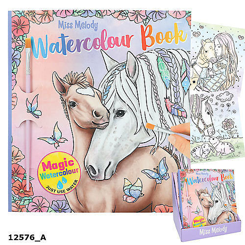 Kolorowanka miss melody watercolour 12576a