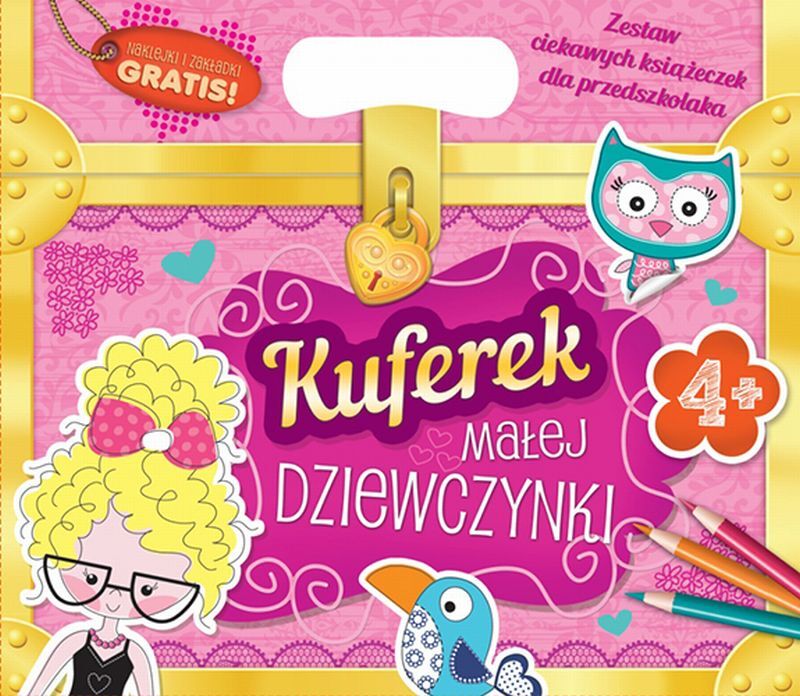 Kuferek małej dziewczynki. Zestaw ciekawych książeczek dla przedszkolaka