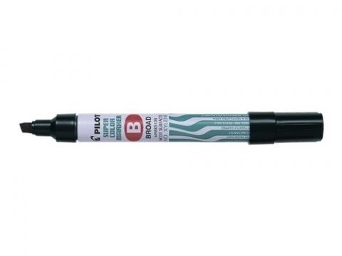 Marker permanentny ze ściętą końcówką Pilot SCA-B Czarny Broad (SCA-B-B)