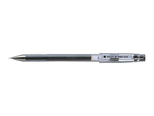 Cienkopis żelowy Pilot G-Tec-C4 Hi-Tecpoint - czarny (BL-GC4-B)