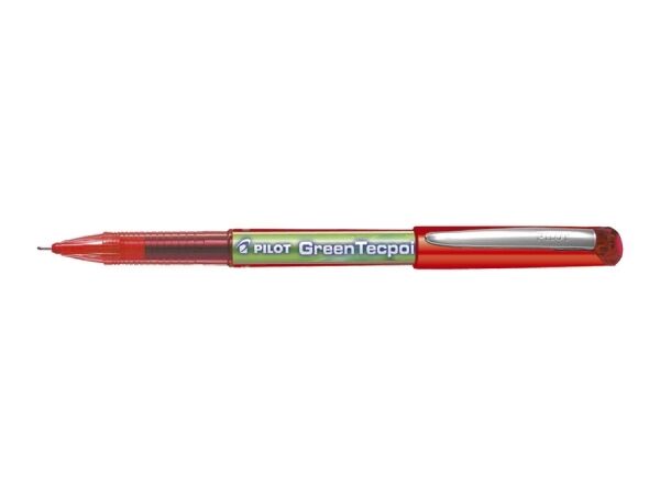 Cienkopis kulkowy Pilot Green Tecpoint 5 - czerwony (BX-GR5-R-BG)