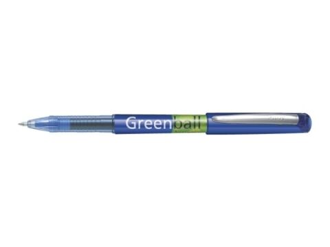 Pióro kulkowe z płynnym tuszem Pilot Greenball Begreen - niebieskie (BL-GRB7-L-BG)