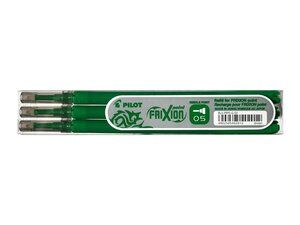 Wkłady do cienkopisu Pilot Frixion Point 0,5mm, 3 szt. - zielone (BLS-FRP5-G-S3)