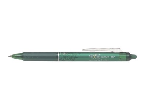 Automatyczne wymazywalne pióro kulkowe Pilot FriXion Ball Clicker - zielone (BLRT-FR7-G)
