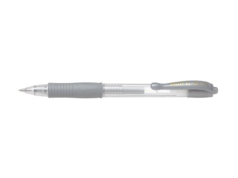 Długopis żelowy Pilot G-2 Metallic - srebrny (BL-G2-7-SI)