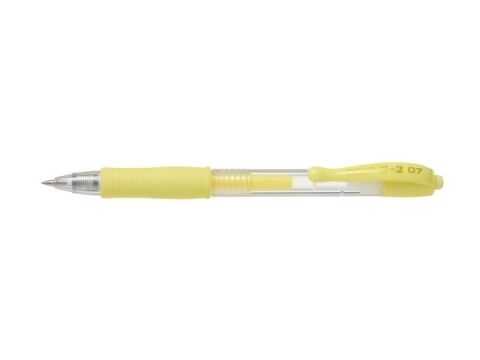 Długopis żelowy Pilot G-2 Pastel - żółty (BL-G2-7-PAY)