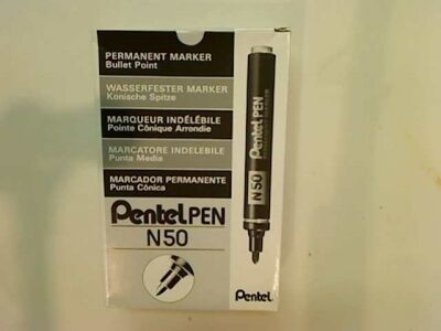 Marker gruby wodoodporny czarny (N50)