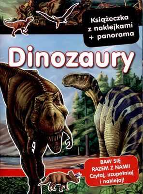 Dinozaury panoramy z naklejkami