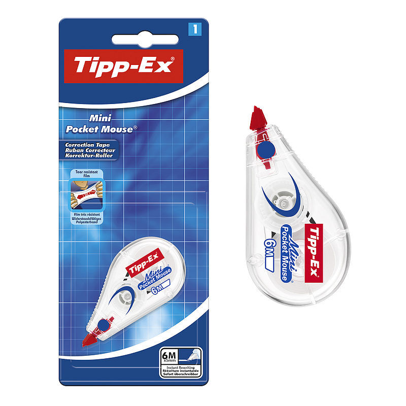 Korektor tipp-ex mini pocket mouse blister 1szt