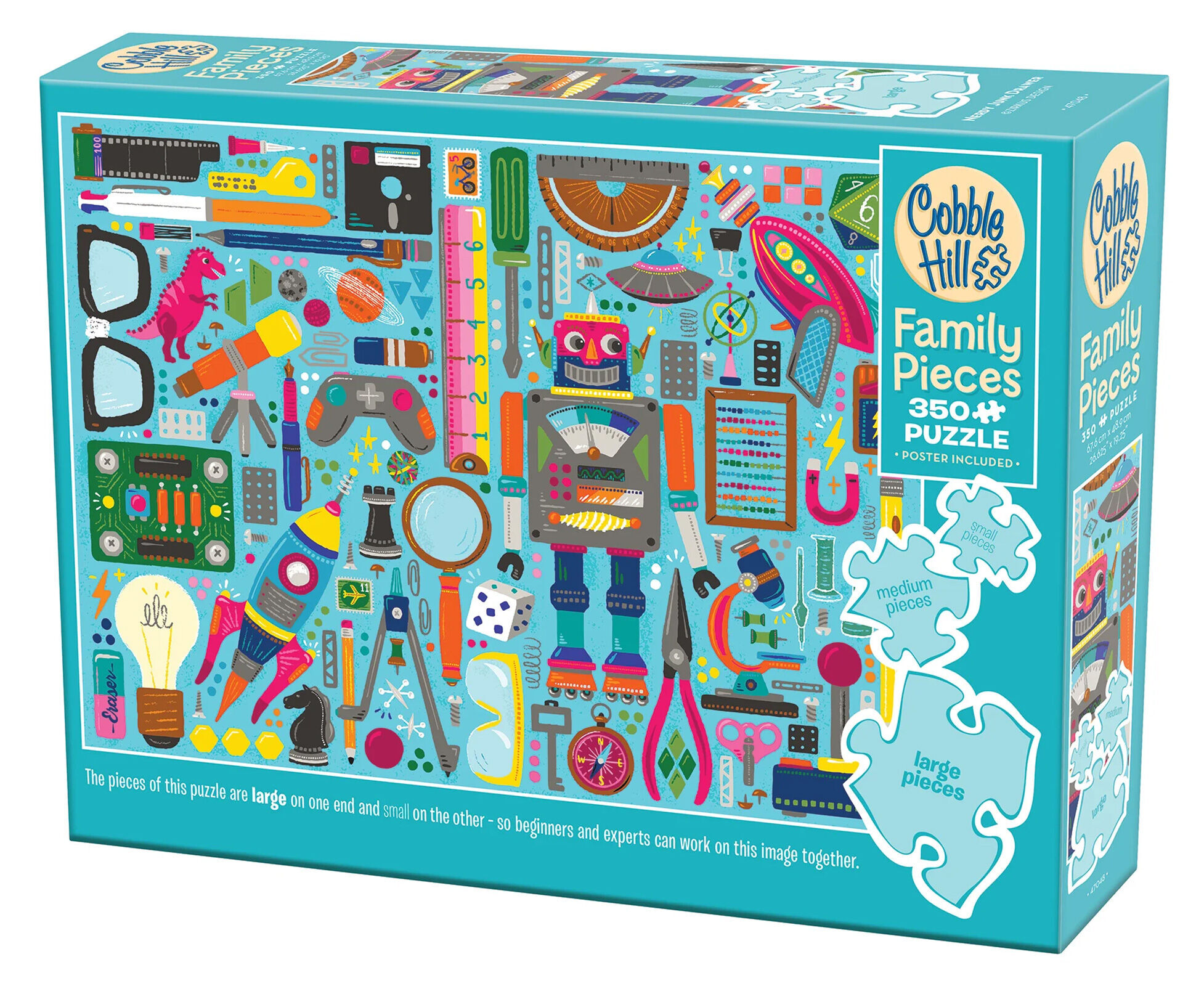 Puzzle 350 Skarby z dziecięcej szuflady 113588