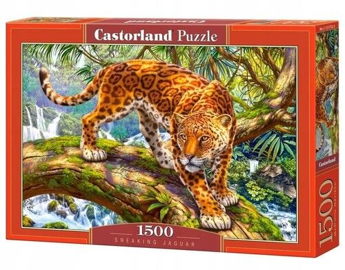 Puzzle 1500 Sneaking Jaguar