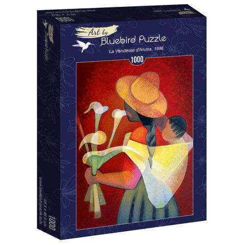 Puzzle 1000 Manuella, Kobieta z kwiatami, 1996