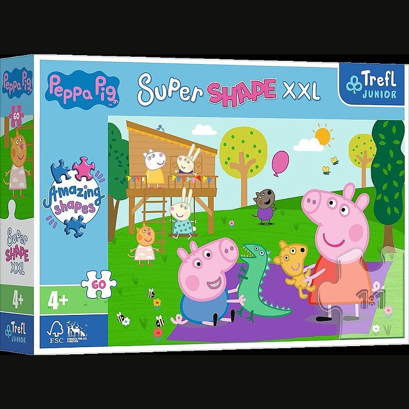 Puzzle 60 xxl super shape zabawy z braciszkiem 50011