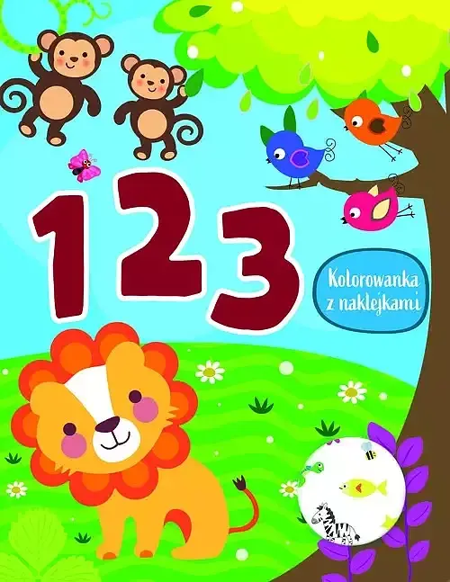 123. Kolorowanka z naklejkami