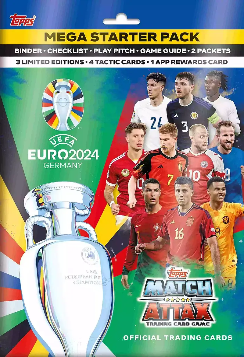 Euro 2024 topps cards starter pack