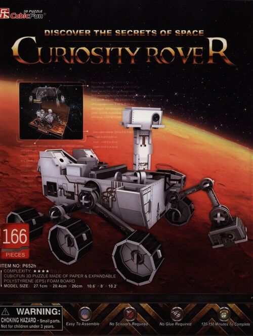 Puzzle 3D Curiosity Rover