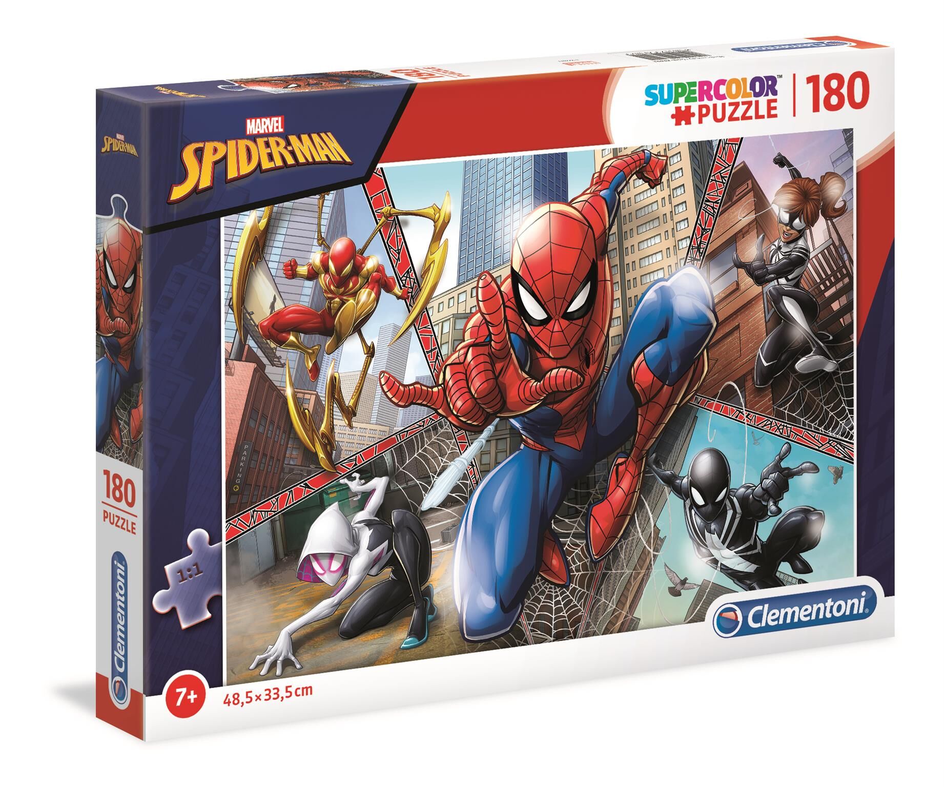 Puzzle 180 super kolor Spider Man 29302