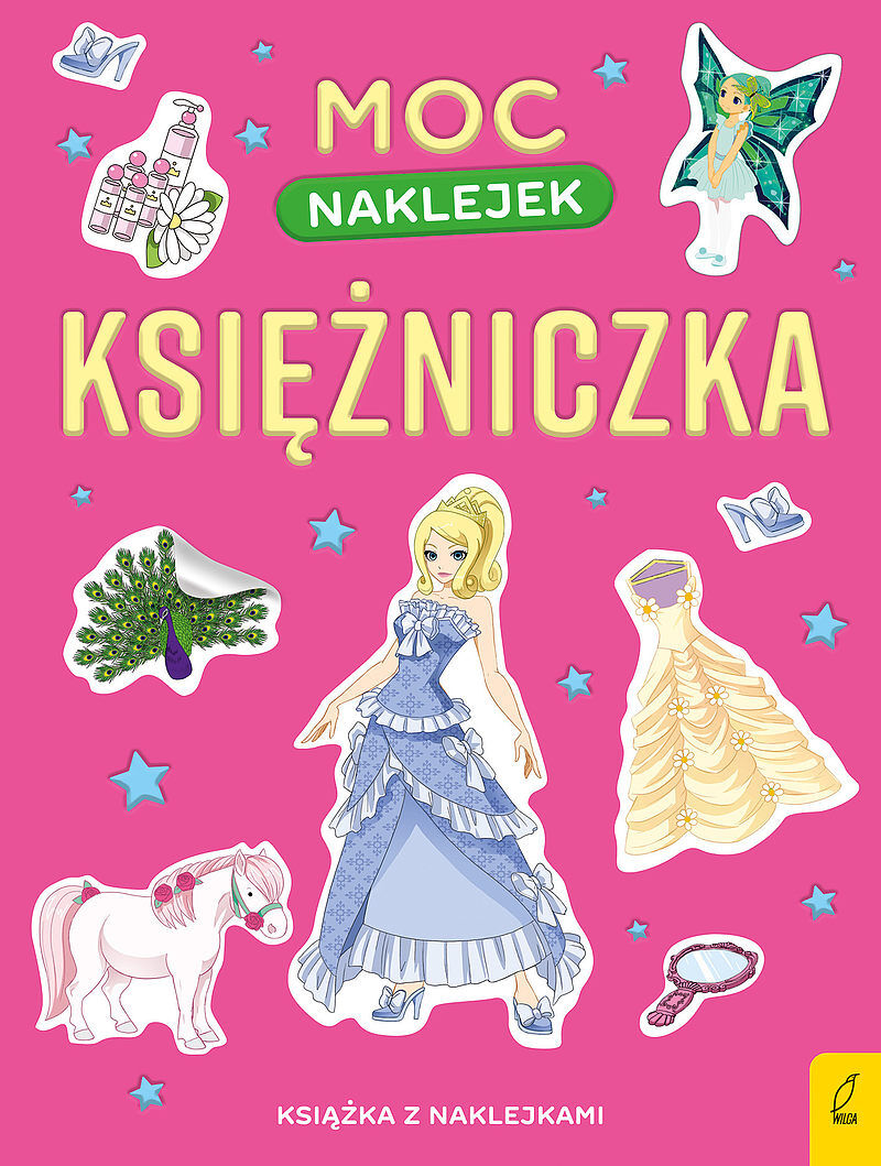 Moc naklejek. Księżniczka