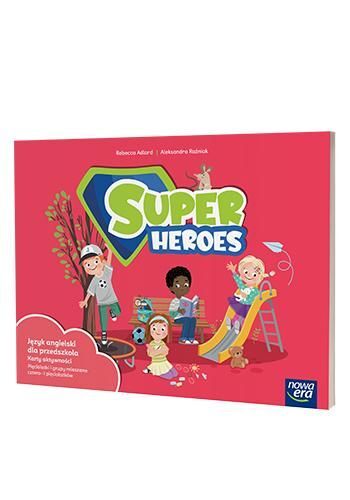 Język angielski Super Heroes przedszkole 4-5-latki karty aktywności